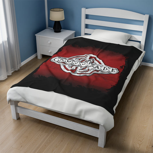 Crossfade Velveteen Plush Blanket