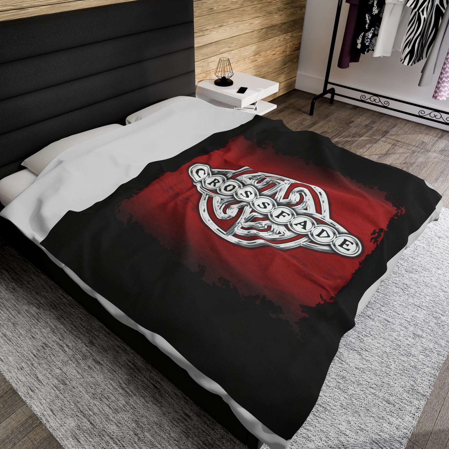 Crossfade Velveteen Plush Blanket